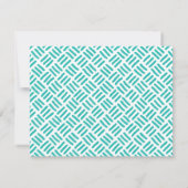 シンプルサファリ動物パーソナライズステーショナリーボーイ 招待状 (裏面)