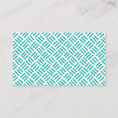 シンプルサファリ動物男の赤ちゃん登録囲い エンクロージャーカード (裏面)