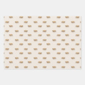 シンプルサマークラシックキャンプファイアスモール ラッピングペーパーシート (正面)