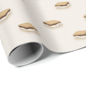 シンプルサマークラシックキャンプファイアスモール ラッピングペーパー (ロールコーナー)