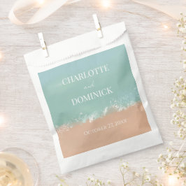 シンプルサマーシーサイドビーチ結婚式の好意 フェイバーバッグ