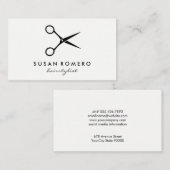 シンプルサロン鞘 名刺 (正面/裏面)