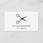 シンプルサロン鞘 名刺 (正面)