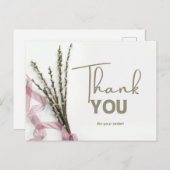 シンプルサンキューカード店 ポストカード (正面/裏面)