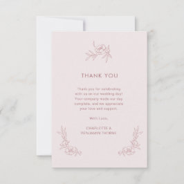 シンプルサンキューカード サンキューカード