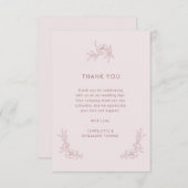 シンプルサンキューカード サンキューカード (正面/裏面)