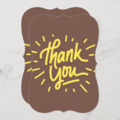 シンプルサンキューカード サンキューカード (正面/裏面)