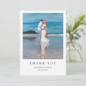 シンプルサンキュー結婚式招待状 招待状 (スタンド正面)