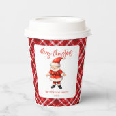 シンプルサンタクロース 紙コップ (正面)