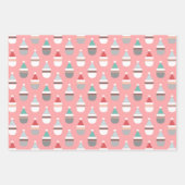 シンプルサンタス ラッピングペーパーシート (正面2)