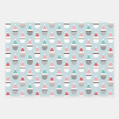 シンプルサンタス ラッピングペーパーシート (正面)