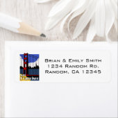 シンプルサンフランシスコのゴールデンゲート住所 シール (インサイチュ)