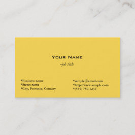 シンプルサンライト名刺。 名刺