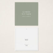 シンプルサージウェア小売店価格ラベル (正面&裏面)