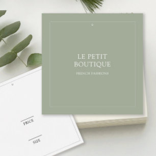 シンプルサージウェア小売店価格ラベル