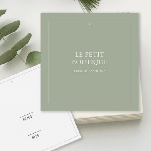 シンプルサージウェア小売店価格ラベル