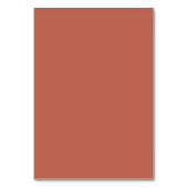 シンプルシックなテラコッタアーチ座席表カード テーブルナンバー (裏面)