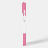 シンプルシッククラシックピンクボウモノグラム名 Case-Mate iPhoneケース (裏面 / 左)