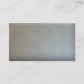 シンプルシックグレーブルー金ゴールド 名刺 (裏面)