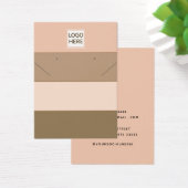 シンプルシックストライプイヤリングネックレスディスプレイカー (デスク)