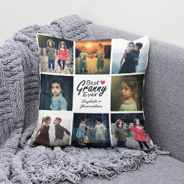 シンプルシックハートフォトコラージョ最高のングラン クッション