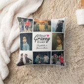 シンプルシックハートフォトコラージョ最高のングラン クッション (ブランケット)