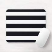 シンプルシックラシックク白黒ストライプのクール マウスパッド (マウス)