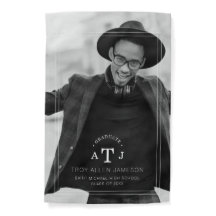 シンプルシック書道写真卒業イニシャル