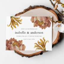 シンプルシック素朴フローラ結婚写真