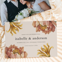 シンプルシック素朴フローラ結婚写真