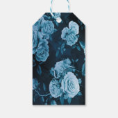 シンプルシック金ゴールドジオメトリック感謝していフレーム ギフトタグ (裏面)