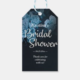 シンプルシック金ゴールド幾何学模様ブライダルシャワー ギフトタグ