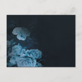 シンプルシック金ゴールド幾何学模様披露宴 案内ポストカード (裏面)