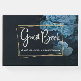 シンプルシック金ゴールド幾何学模様 ゲストブック