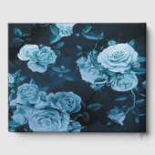 シンプルシック金ゴールド幾何学模様 ゲストブック (裏面)