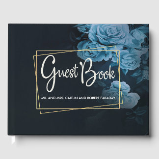 シンプルシック金ゴールド幾何学模様 ゲストブック