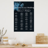 シンプルシック金ゴールド幾何学模様 ポスター (キッチン)