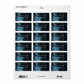 シンプルシック金ゴールド幾何学模様 ラベル (フルシート)