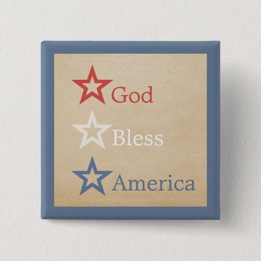 シンプルシック・スターズボタン 缶バッジ (正面)