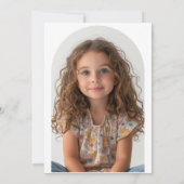 シンプルシナ第1誕生日パーティの招待状 招待状 (裏面)