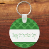 シンプルシャムロックキーチェーン キーホルダー (正面)