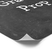 シンプルシャルボードフォトブースサイン ポスター (角)