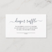 シンプルシャワーおむつラッフルエンクロージャカード エンクロージャーカード (正面)