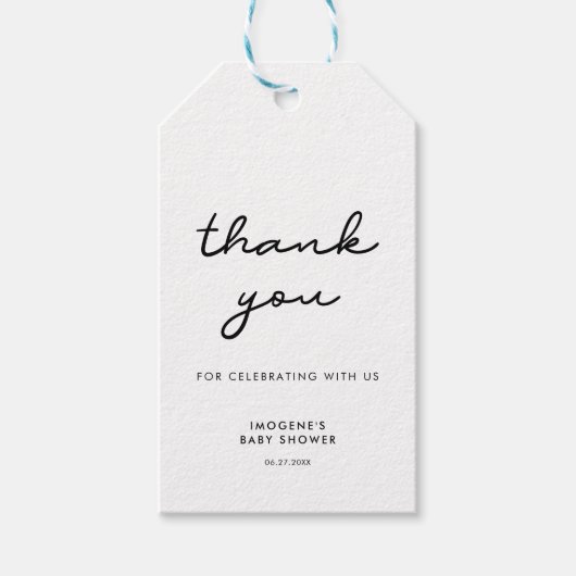 シンプルシャワー ギフトタグ (正面)