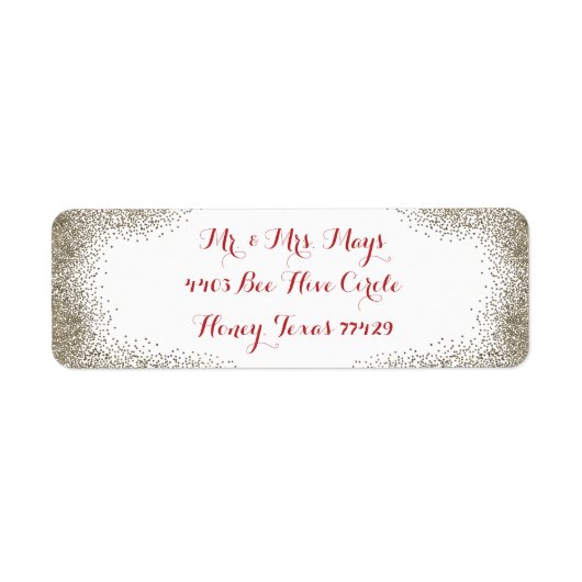 シンプルシャンパ縁どニュ ラベル (正面)