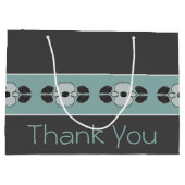 シンプルショッピングスタイル ラージペーパーバッグ (裏面)