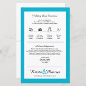 シンプルシルエット結婚のタイムラインファン (正面/裏面)