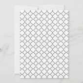 シンプルシルエット結婚式招待状 招待状 (裏面)