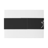 シンプルシルバーバラ 招待状ベリーバンド (裏面例)