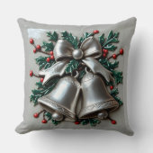 シンプルシルバーベル装飾用クッション クッション (正面)